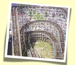 Wooden Roller Coaster